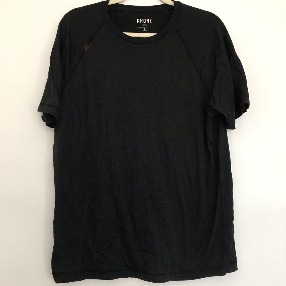 Rhone Men's Black T-Shirt Size L